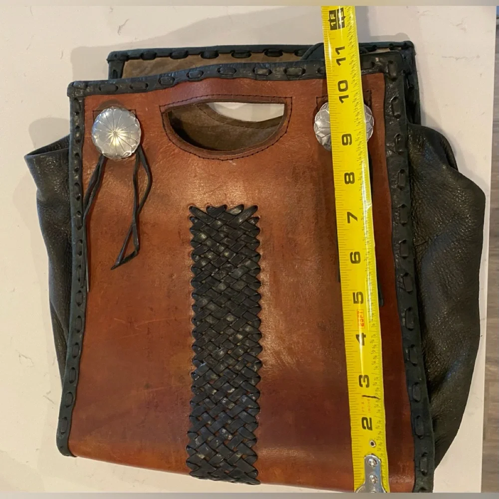 BOHO Vintage Shoulder Bag with Silver Hardware Beautiful! 70’s Fun!